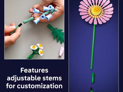 LEGO Botanicals Petite Sunny Bouquet Flower Building Set 10347