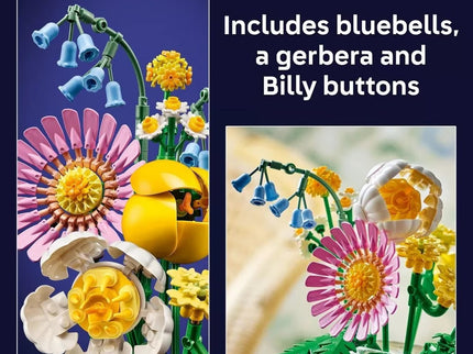LEGO Botanicals Petite Sunny Bouquet Flower Building Set 10347