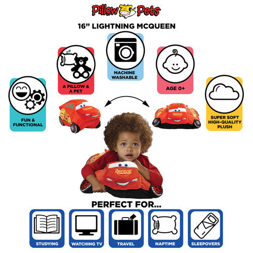 Disney Cars Lightning McQueen Plush Pillow Pet