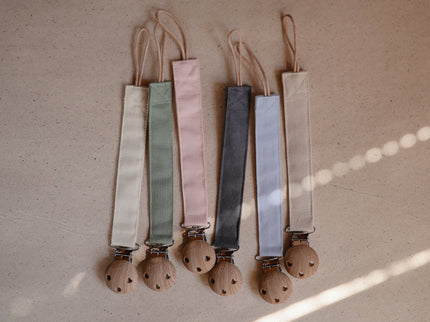 LPC-104, Linen Pacifier Clip 2-Pack