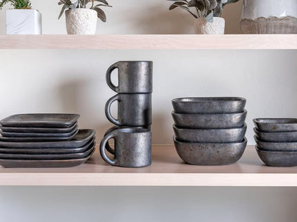 Longpi Pottery Mug - Set of 4