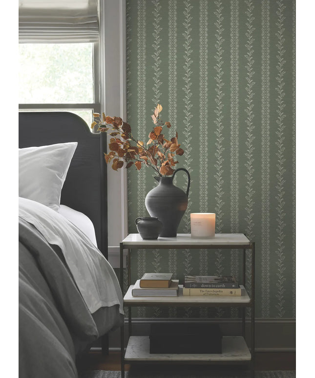 Magnolia Home Everleigh Wallpaper in Pine