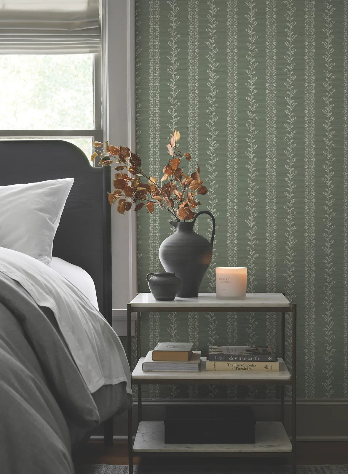 Magnolia Home Everleigh Wallpaper in Pine