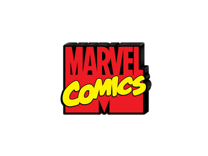 Marvel Comics Block Logo Large Die Cut MDF Box Wall Sign