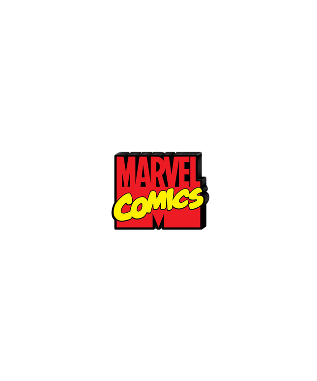 Marvel Comics Block Logo Large Die Cut MDF Box Wall Sign