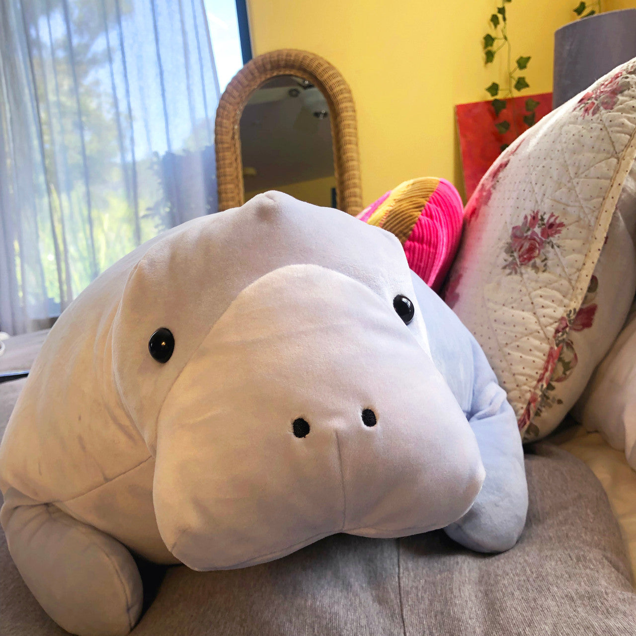 Milo Manatee Jumbo 30" Plush Pillow Pet Puff