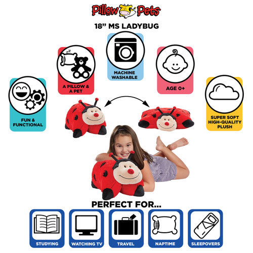 Ms. Ladybug Plush Pillow Pet