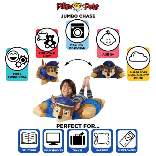 Jumbo 30" Nickelodeon Paw Patrol Chase Pillow Pet
