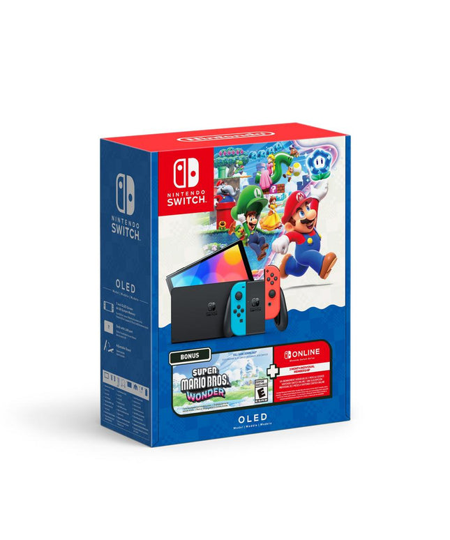 Nintendo Switch - OLED Model and Super Mario Bros. Wonder Bundle