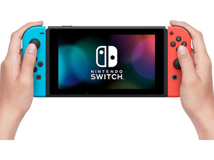 Nintendo Switch with Neon Blue/Neon Red Joy-Con Controller