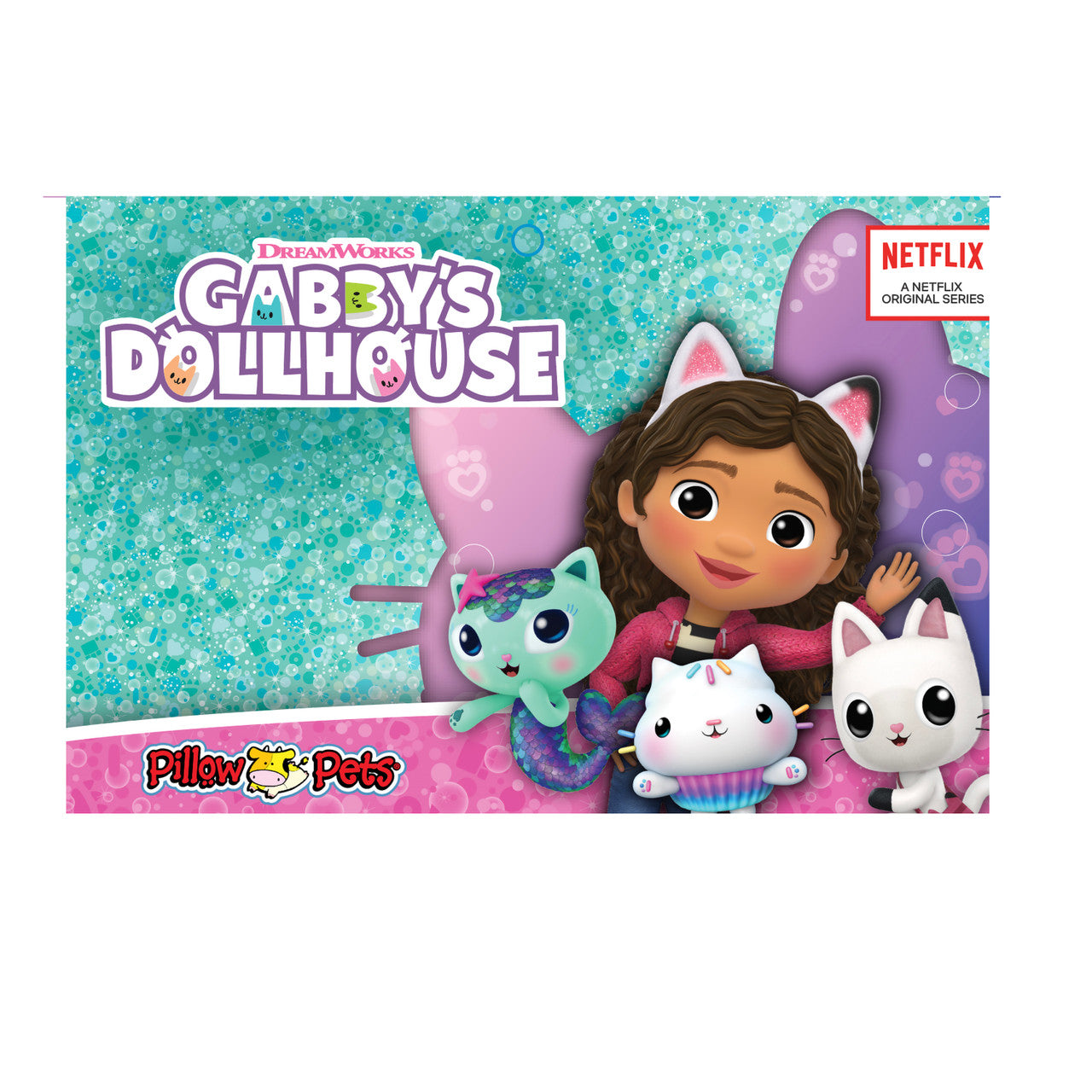 NBCU Gabby's Dollhouse Pandy Paws Plush Pillow Pet