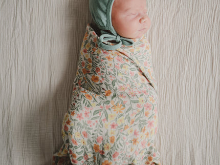 MS-246, Organic Cotton Muslin Swaddle Blanket