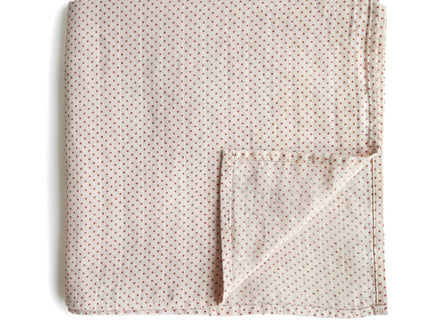 Mushie Organic Cotton Muslin Swaddle Blanket