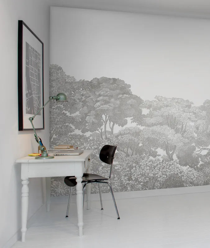 Bellewood, Gray Toile (Custom sized)