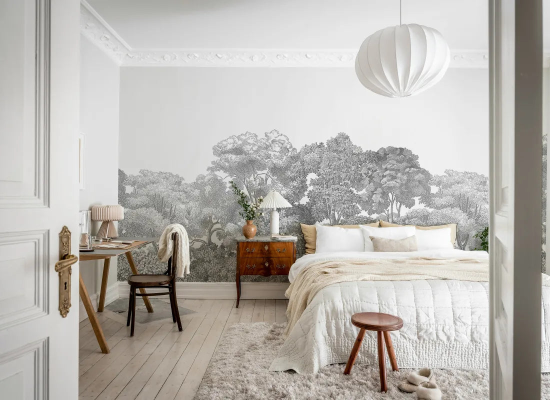Bellewood, Gray Toile (Custom sized)