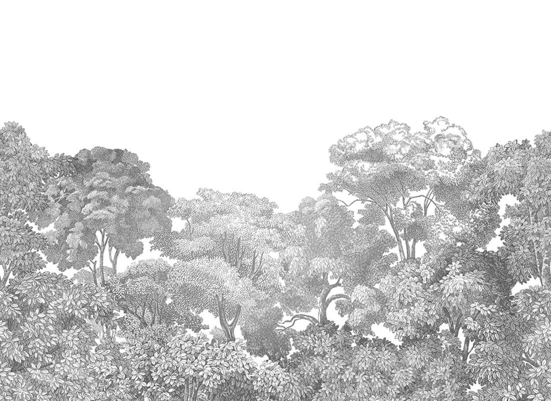 Bellewood, Gray Toile (Custom sized)