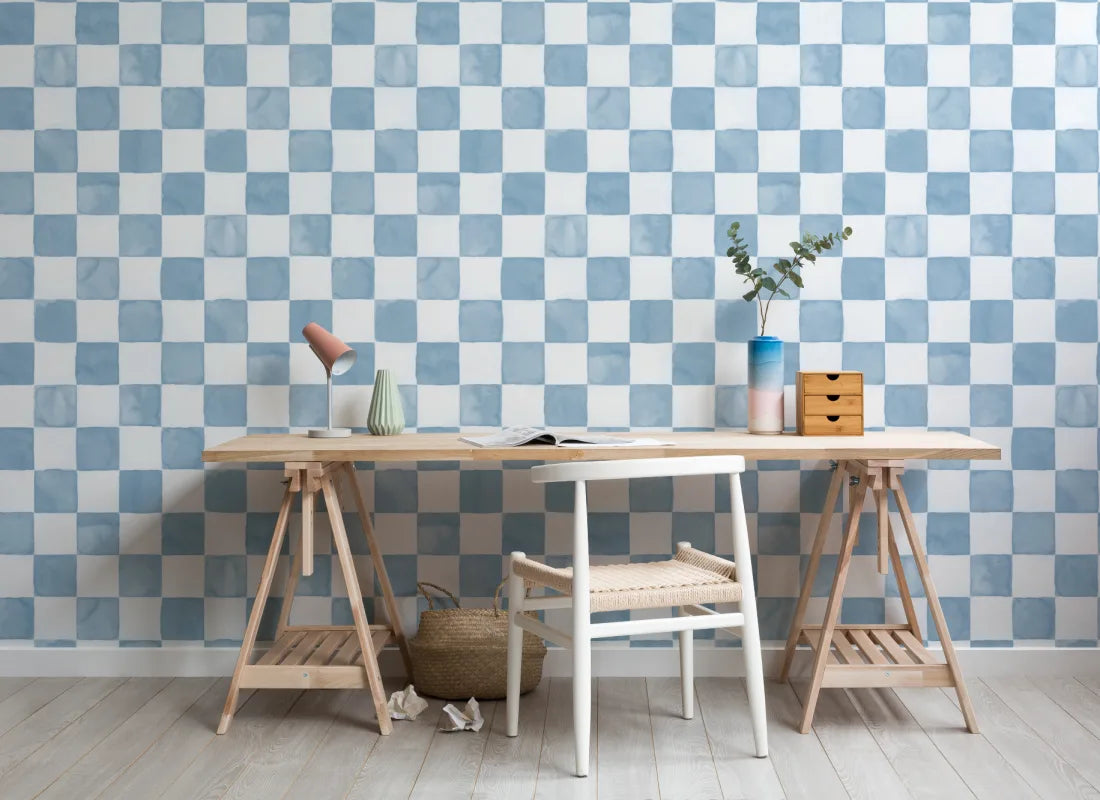 Checkers Blue