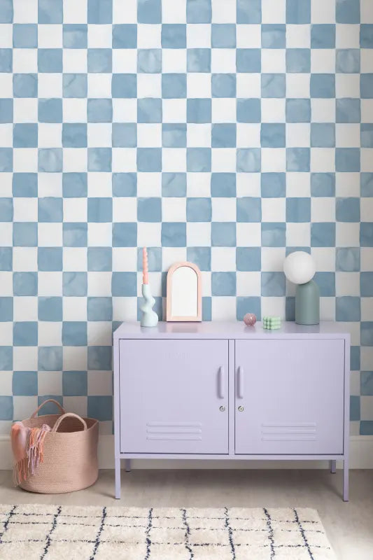 Checkers Blue
