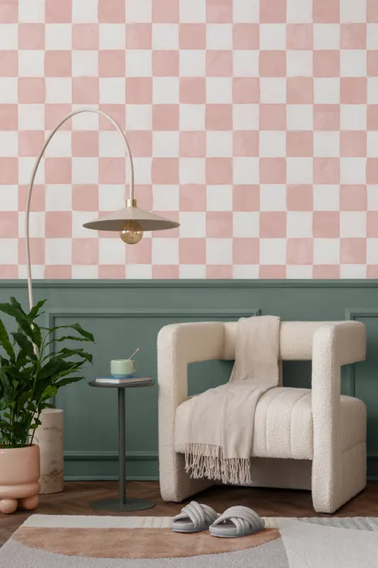 Checkers Pink