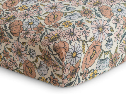 MCS-364, Mushie Extra Soft Muslin Crib Sheet