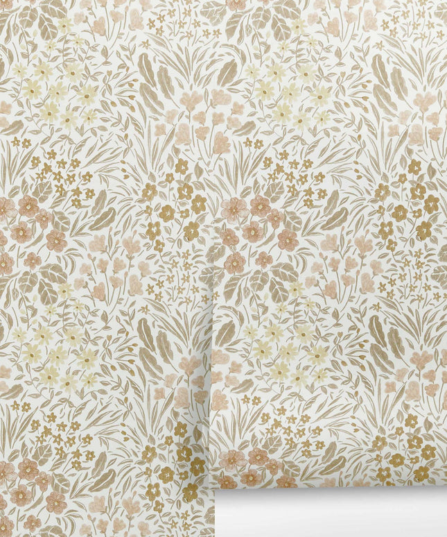 Floral Field Wallpaper