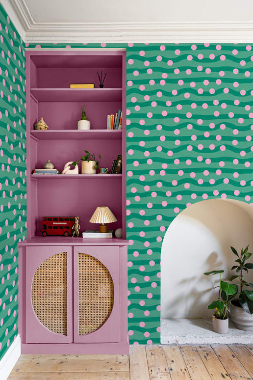 Polka Pop Dark Green