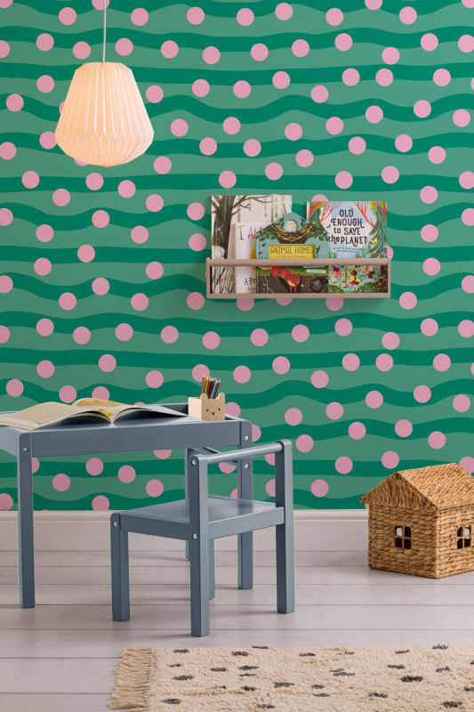 Polka Pop Dark Green