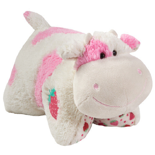 Original Sweet Scented Strawberry Cow Jumbo 30" Plush Pillow Pet