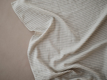 Mushie Organic Cotton Muslin Swaddle Blanket
