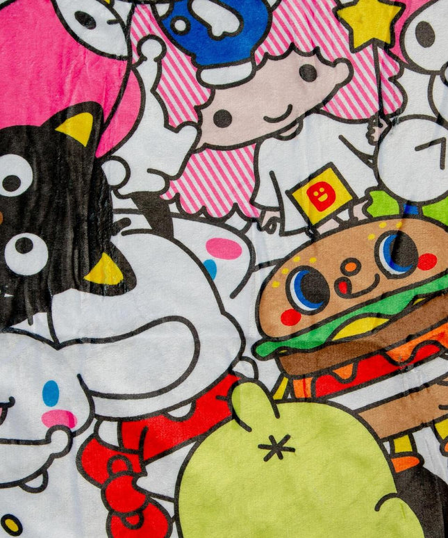 Sanrio Hello Kitty And Friends 54 x 72-In Fleece Throw Blanket