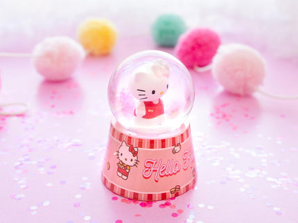 Sanrio Hello Kitty Mini Light-Up 3-in Snow Globe