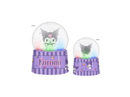 Sanrio Kuromi Boba Tea Boxed 45mm Light Up Snow Globe