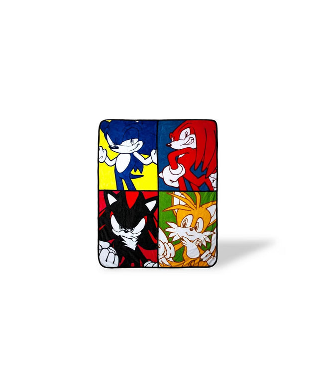 Sonic The Hedgehog Warhol 45 x 60 In Fleece Throw Blanket
