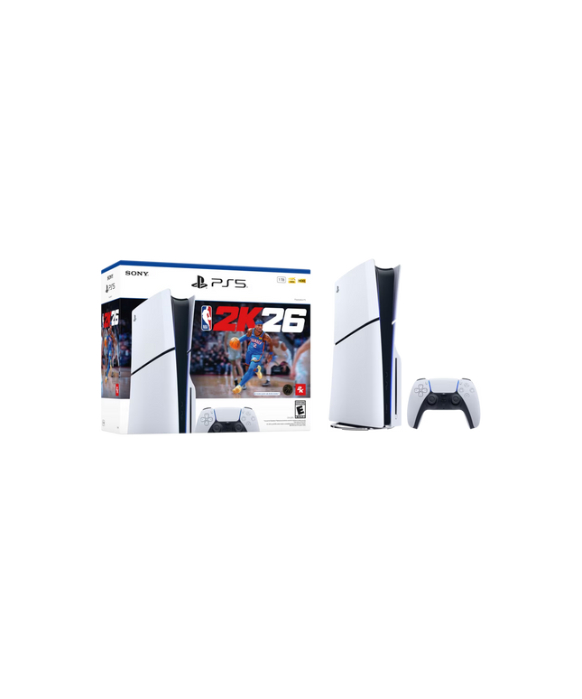 Sony PlayStation 5 Slim Disc Edition NBA 2K26 Bundle