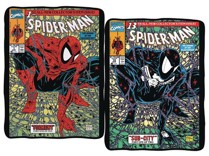 Spider-Man Double Sided Fleece Blanket San Diego Comic Con 2024 (Previews Exclusive)