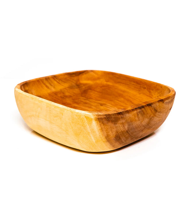 Square Acacia Wood Bowl