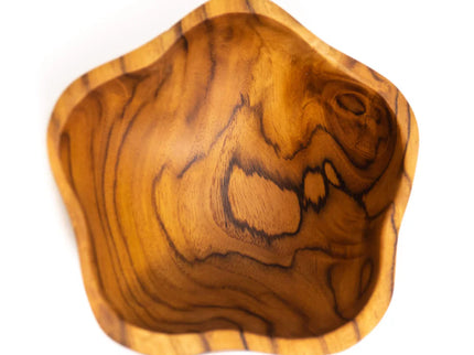 Star Teak Wood Bowl