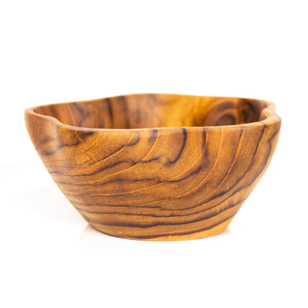 Star Teak Wood Bowl
