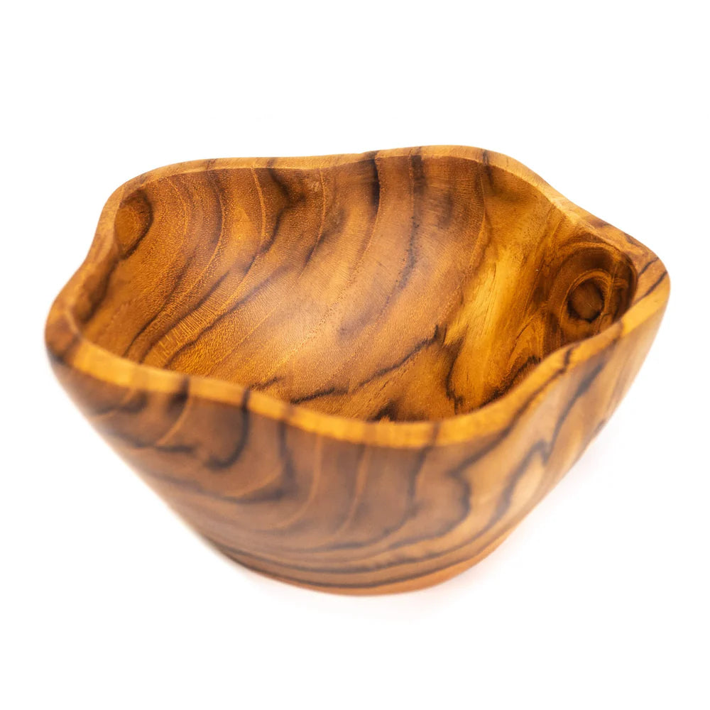 Star Teak Wood Bowl