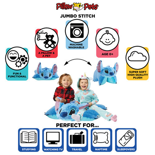 Disney Lilo & Stitch Stitch Jumbo 30" Plush Pillow Pet