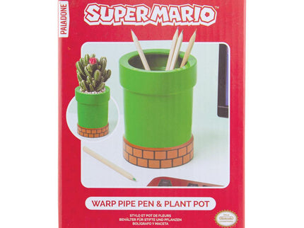 Super Mario Warp Pipe Pen and Plant Pot