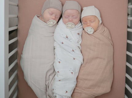 MS-211, Organic Cotton Muslin Swaddle Blanket