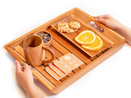 Teak Wood Serving Tray