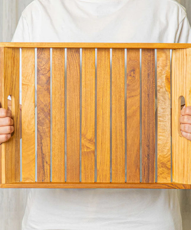Teak Wood Serving Tray