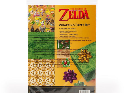 The Legend of Zelda Wrapping Paper Kit 3 Sheets