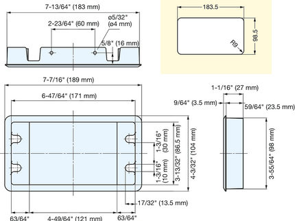 Cable Grommet - V2000/BLK