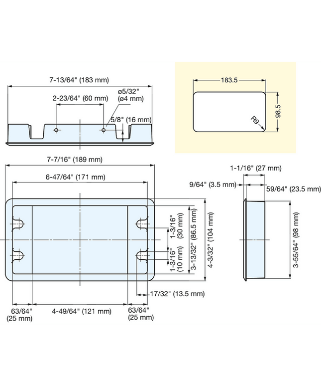 Cable Grommet - V2000/WHT
