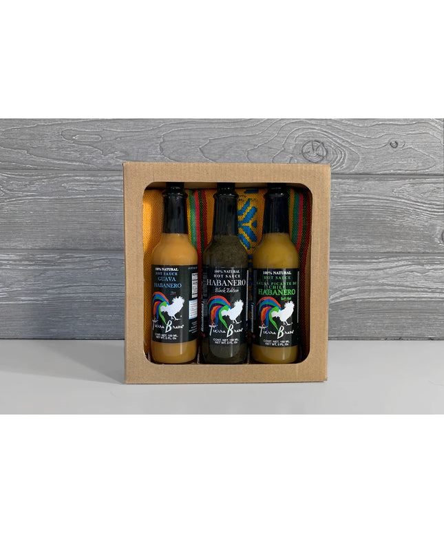 Habanero Hot Sauce Trio & Servilleta