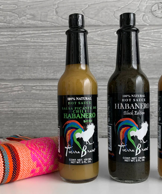 Habanero Hot Sauce Trio & Servilleta
