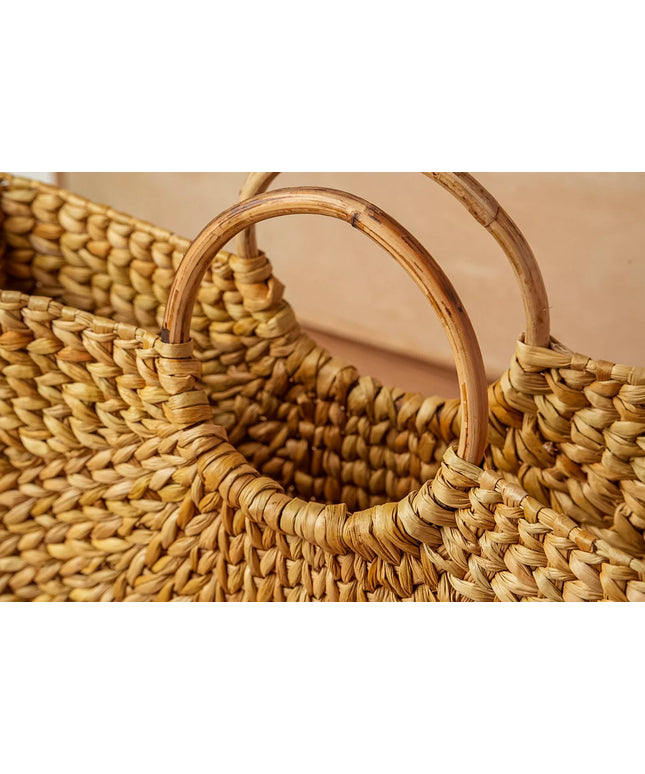 Circle Handle Palm Tote